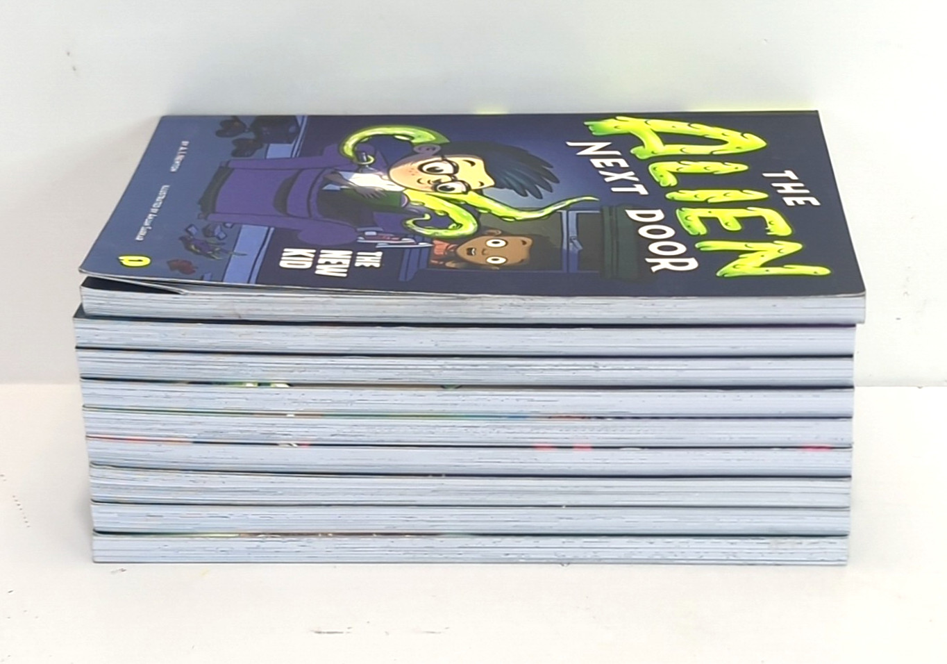 Little Bee Books The Alien Next Door By A.I. Newton Lot of 9 Kids Books Used