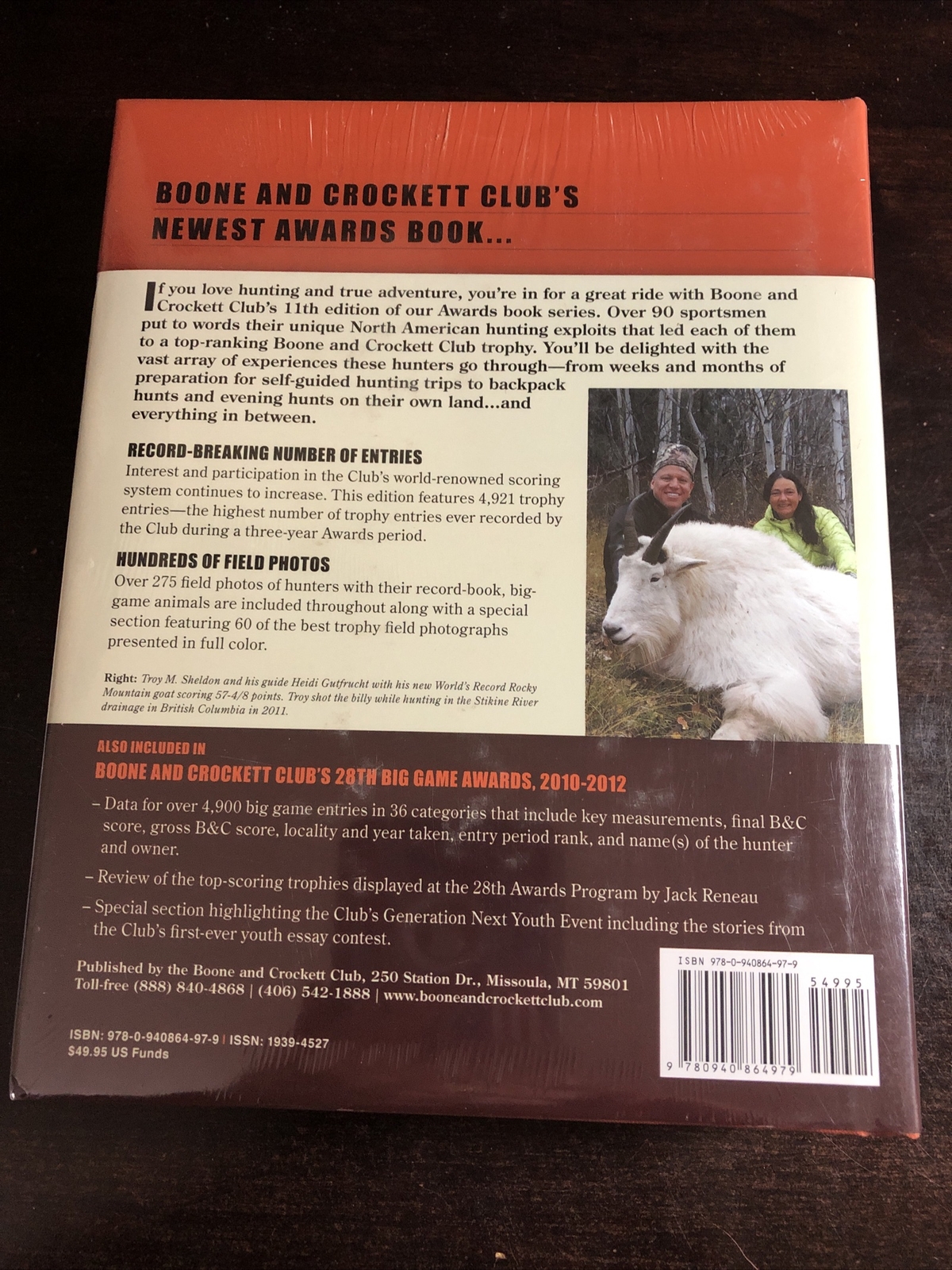 Boone & Crockett Clubs 28th Big Game Awards 2010-2012