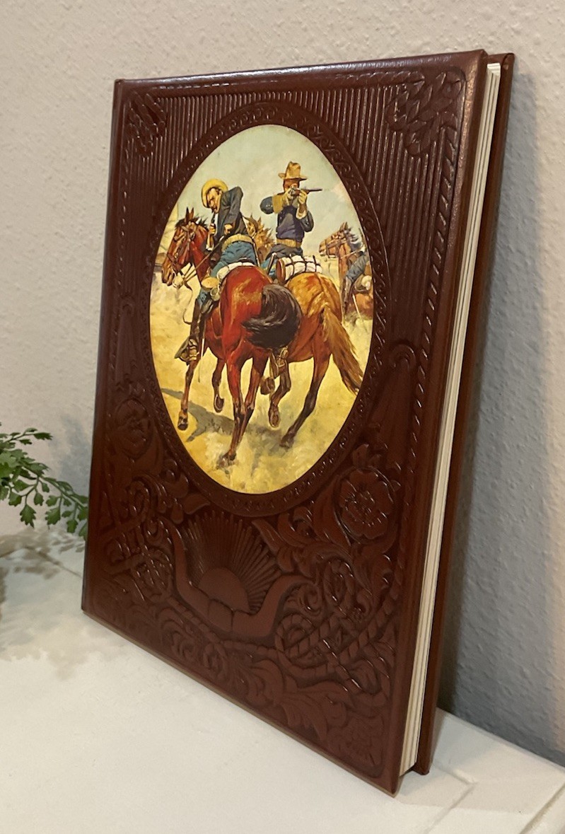 Vtg 2nd Print 1981 The Old West The Soldiers Leather Hardcover Time Life Books