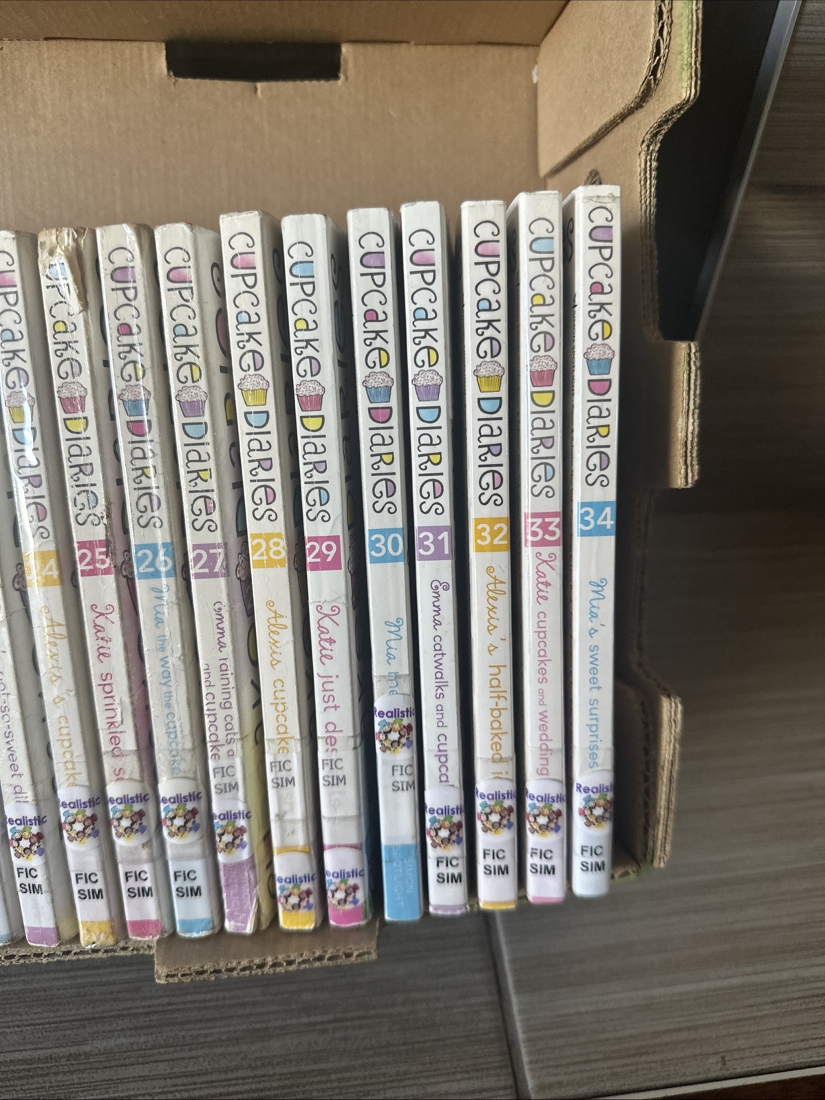 Cupcake Diaries Series 2-32 Coco Simon Book Lot Children Teacher Homeschool Kid