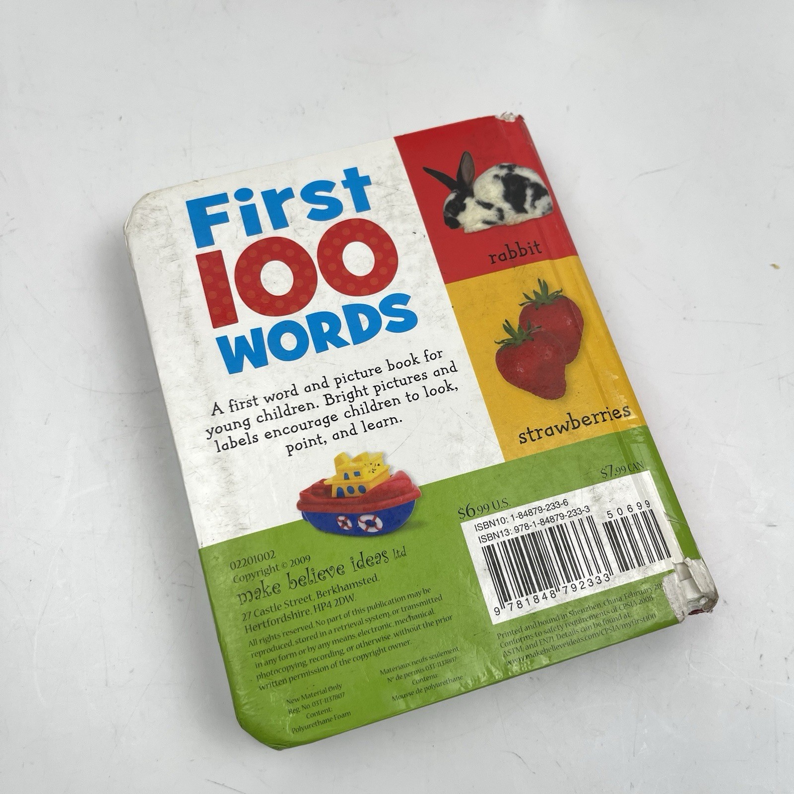 First 100 Animals First 100 Words First 100 Farm Words Lot of 3 Various Cond.
