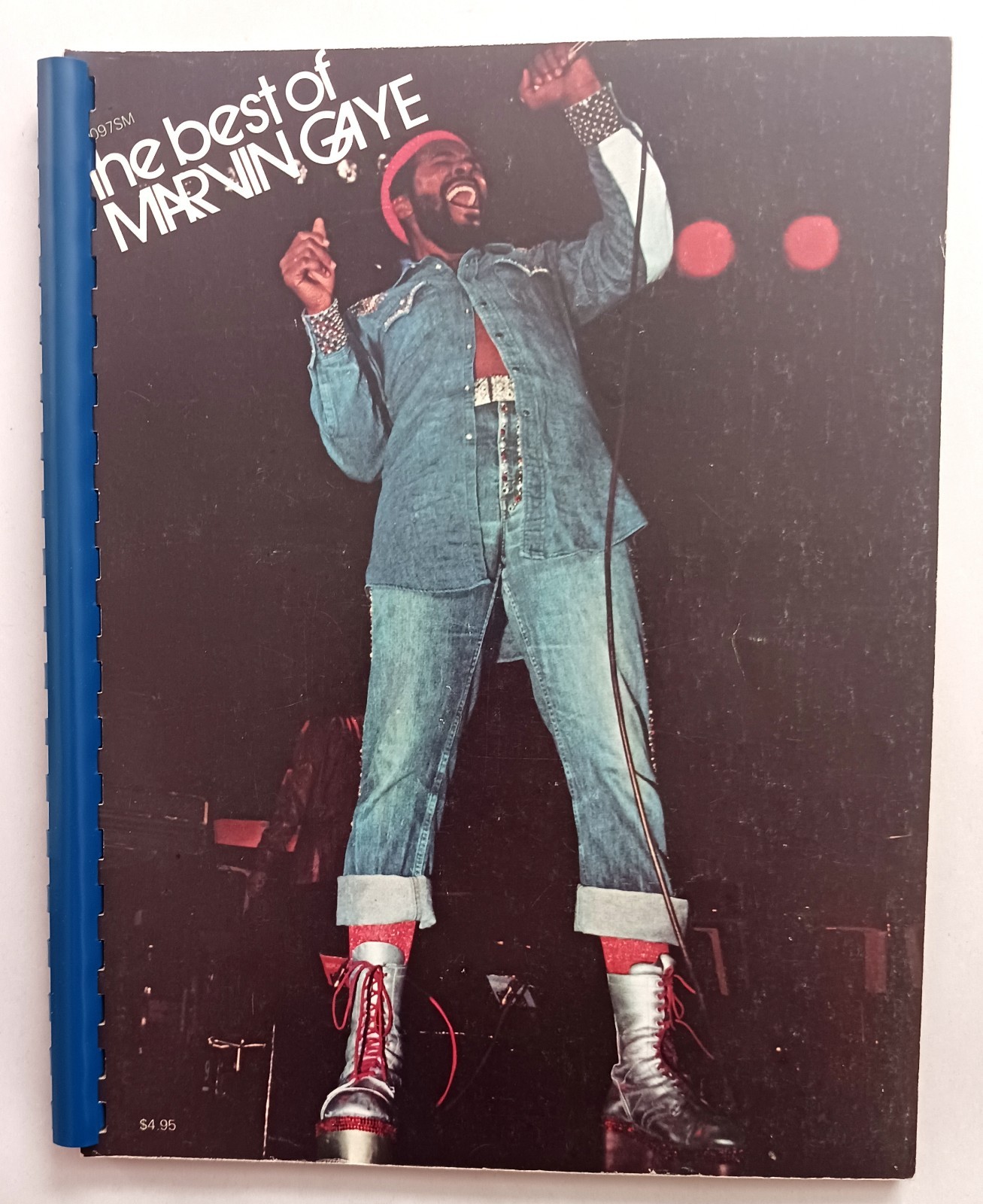 Marvin Gaye The Best Of 1974 Jobete Music RARE Songbook Spiral Bound