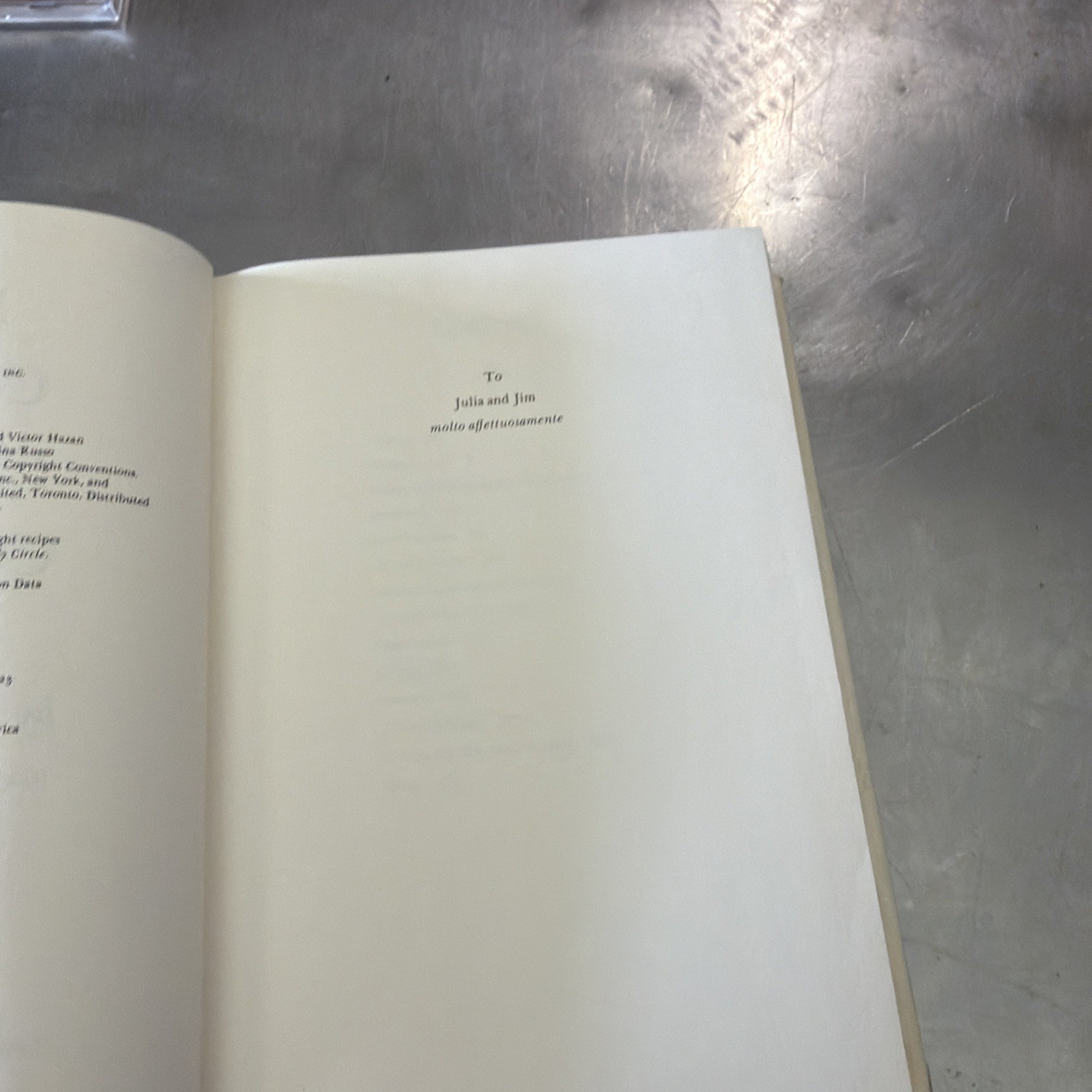 More Classic Italian Cooking by Marcella Hazan- Vintage Cookbook November (1978)