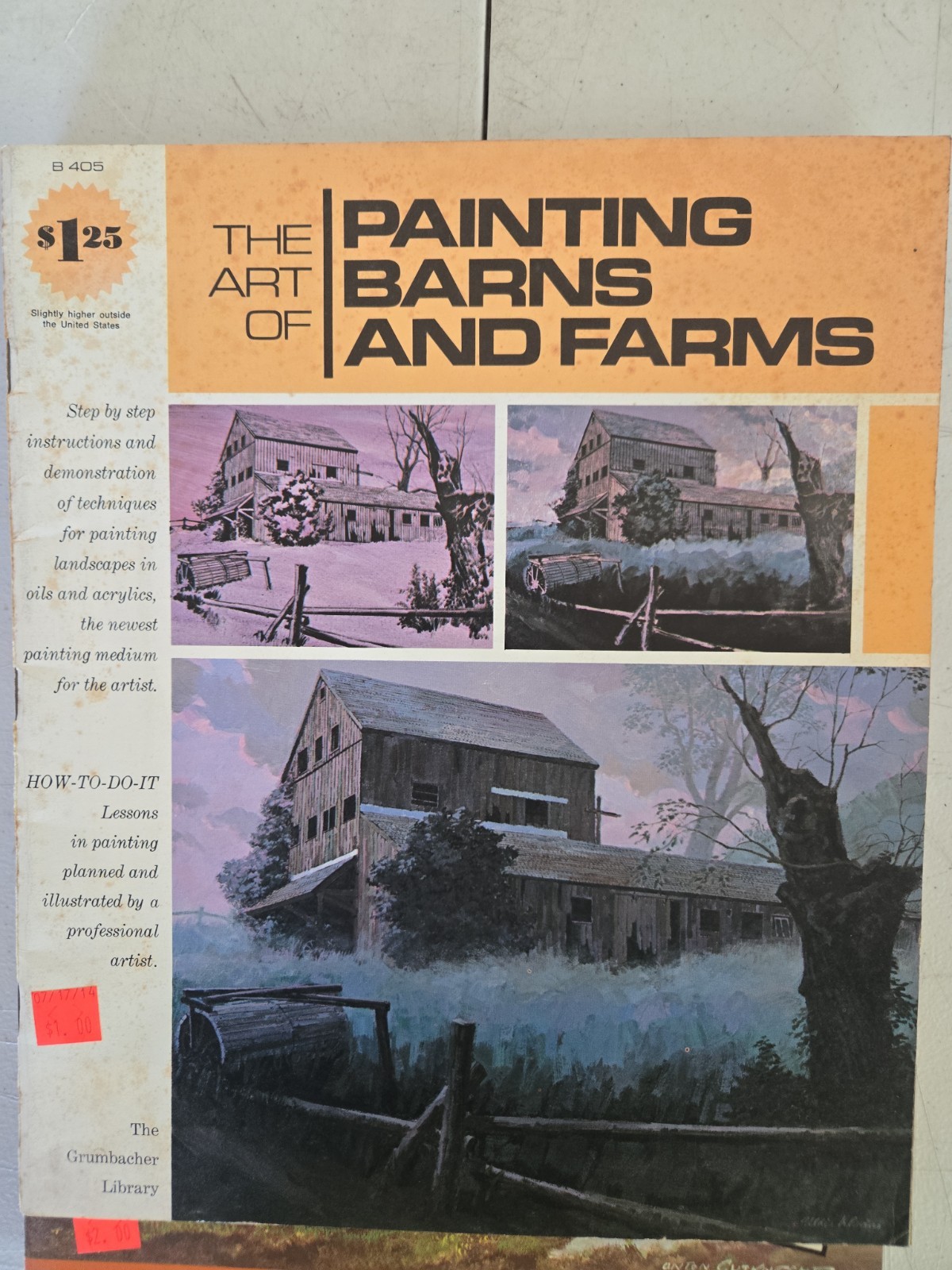 Lot of 7 Walter Foster HOW TO PAINT Art Books – Landscapes, Seascapes, Barns etc