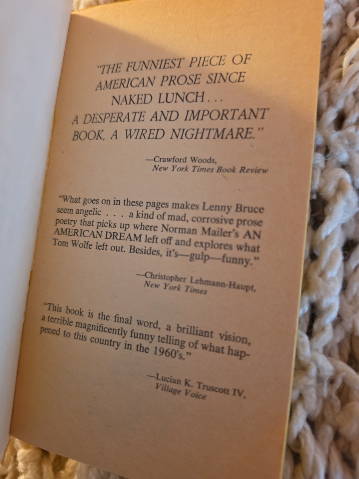 Fear & Loathing In Las Vegas Hunter S Thompson 1971 Popular Library Edition Book