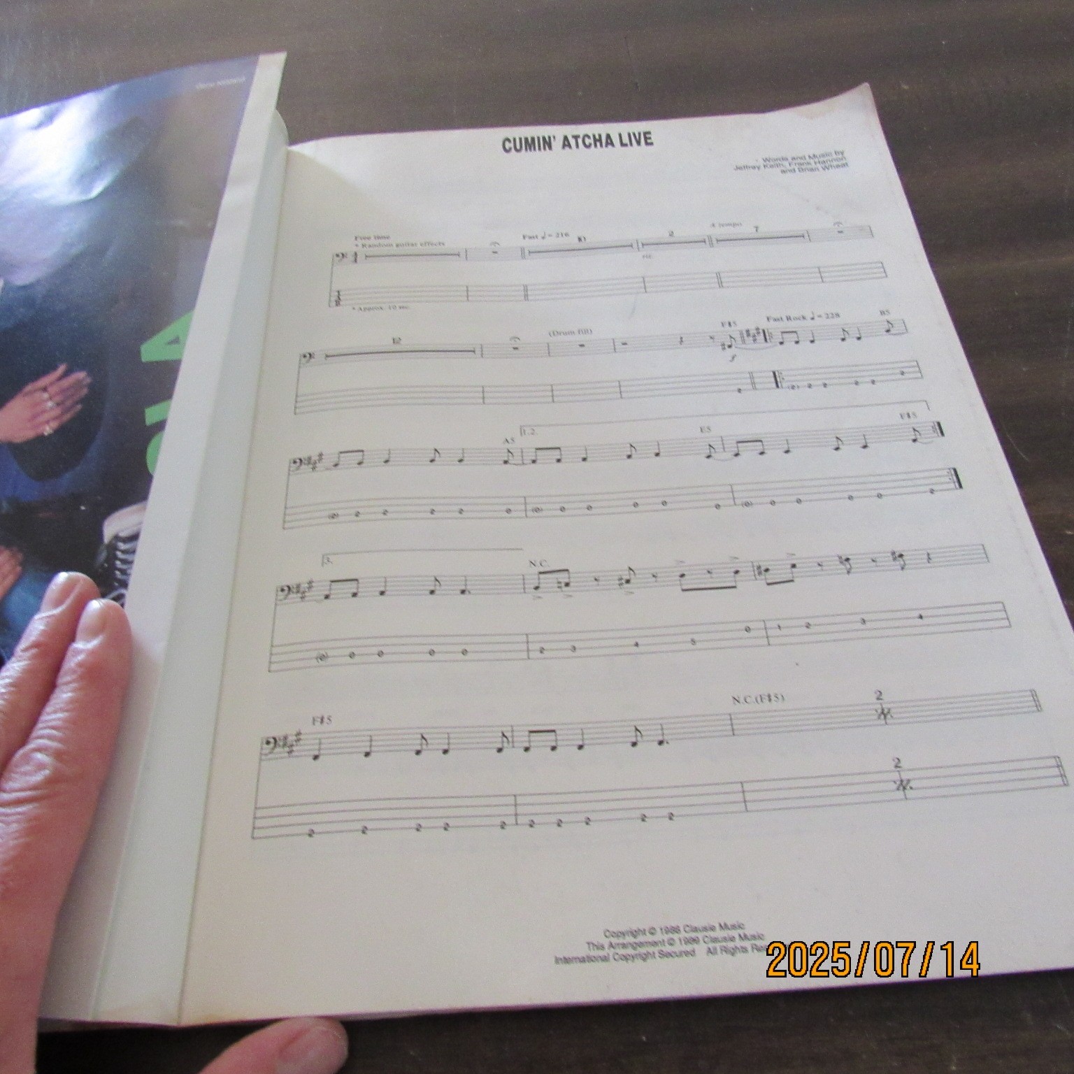Lot 2-Tesla-Bass Guitar Books-Cherry Lane-Mechanical Resonance-Psychotic Supper