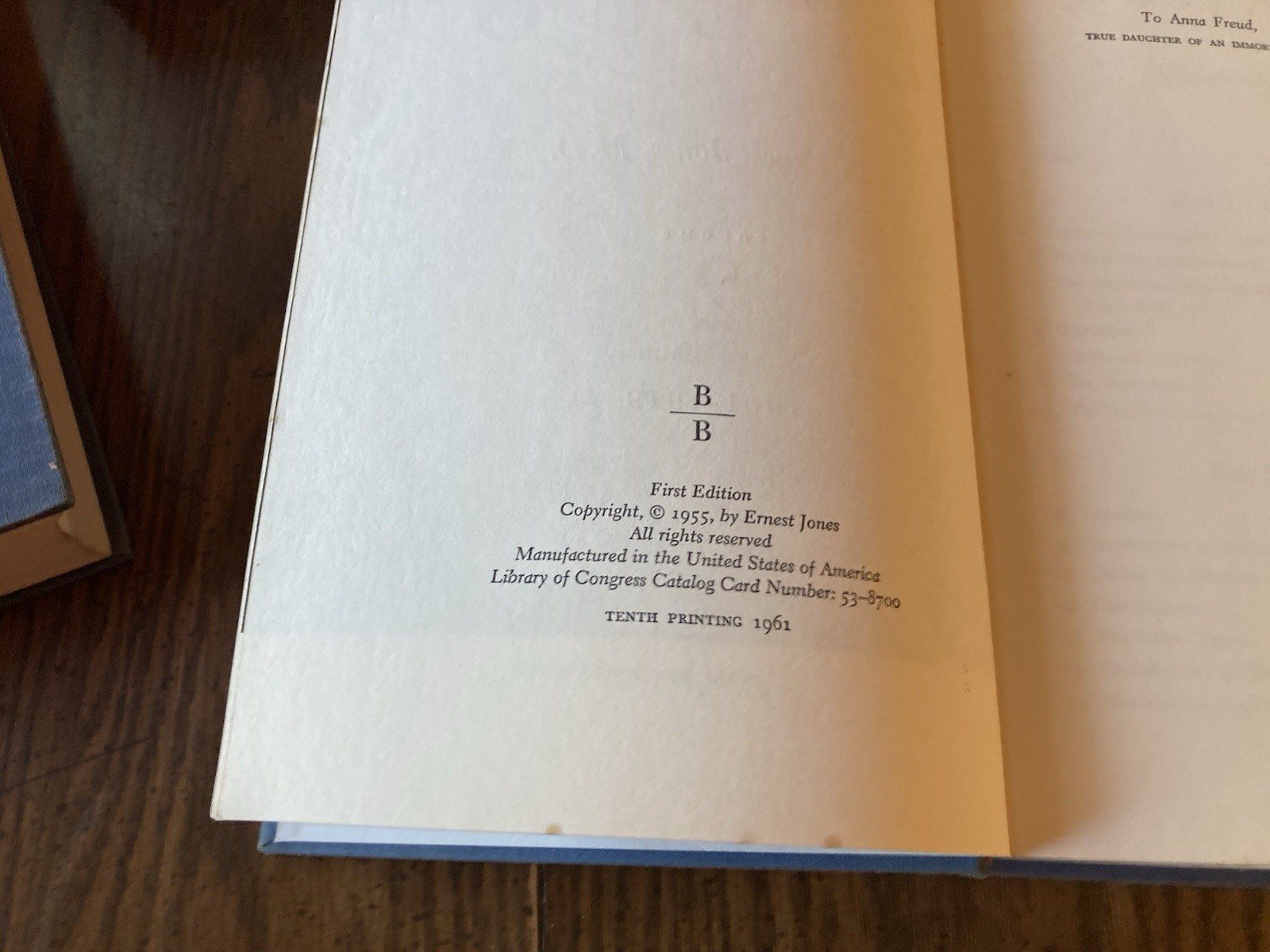 Life & Works of SIGMUND FREUD by Ernest Jones – 3 Volume Set – 1st Edition HC