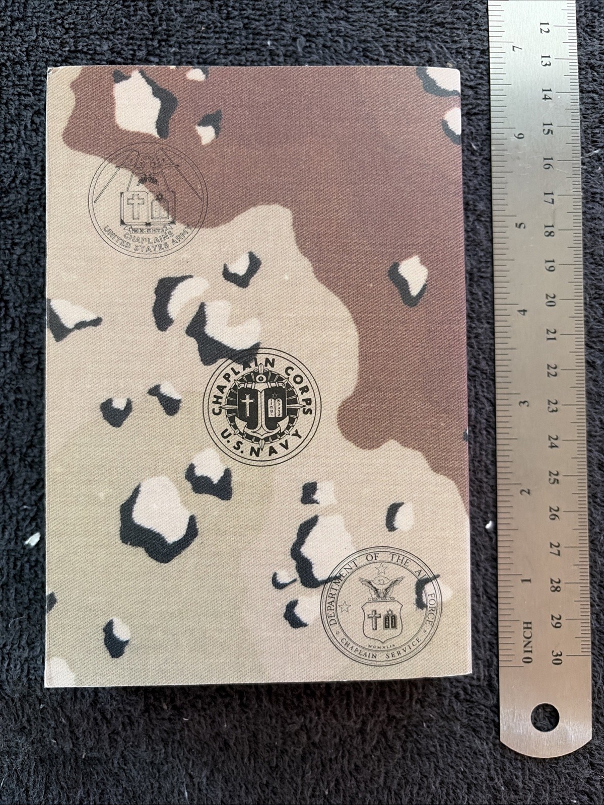 Desert Storm Era Bible US Central Command Good News English 1990s Pocket Size