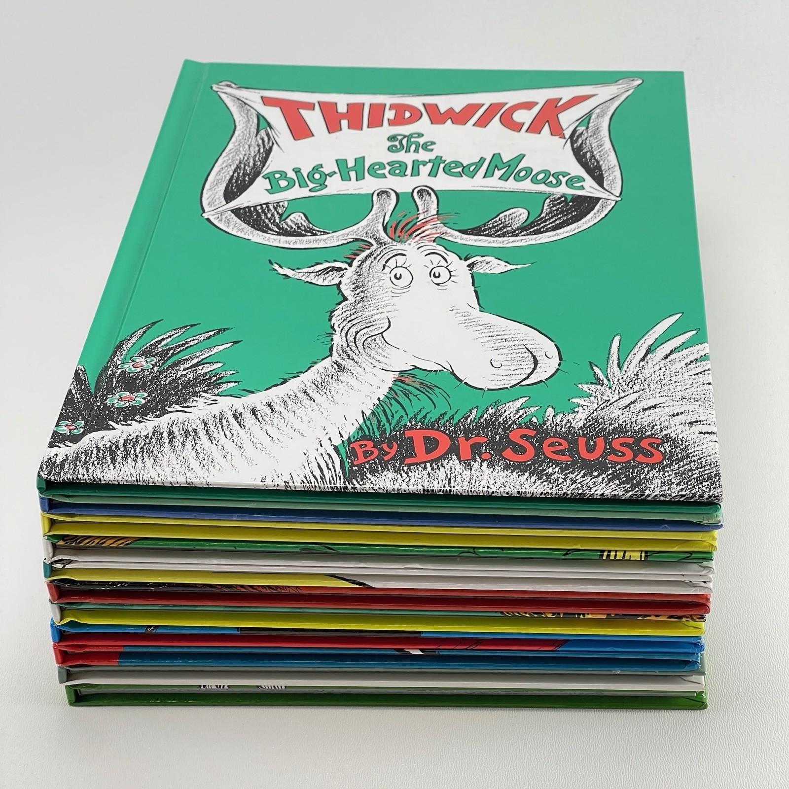 Dr. Seuss Large Hardcover Book Lot Of 10 – Includes 2 Out of Print – 8″ x 11″