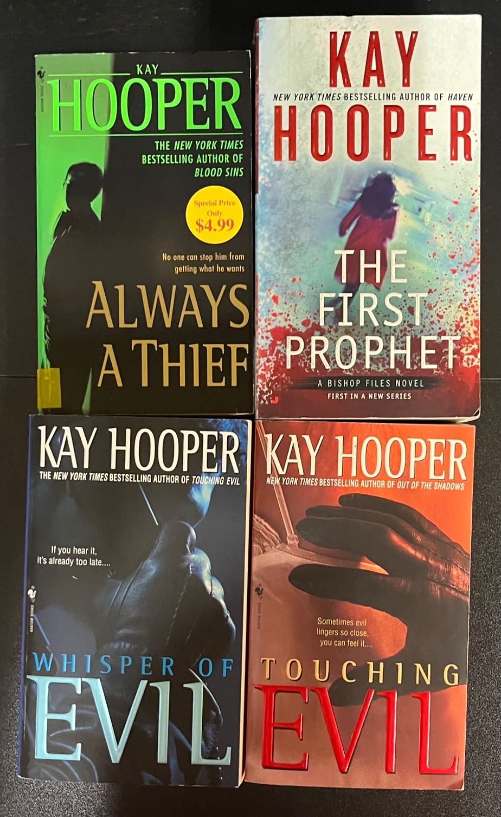 Kay Hooper lot of 12 MMPB includes The First Prophet, Amanda, Hidden Salem