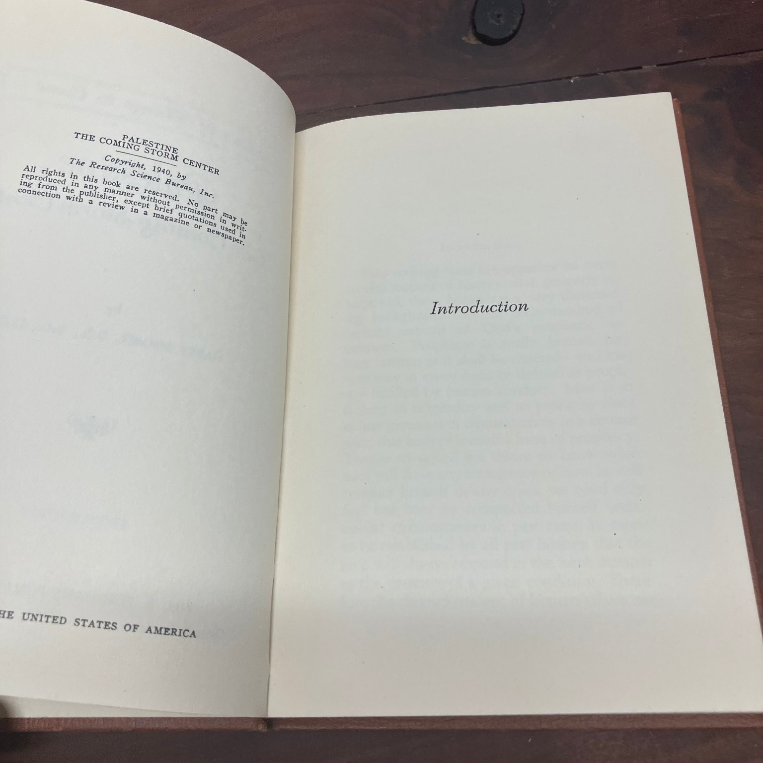 Palestine The Coming Storm Center Harry Rimmer 1944 6th Edition Eerdmans