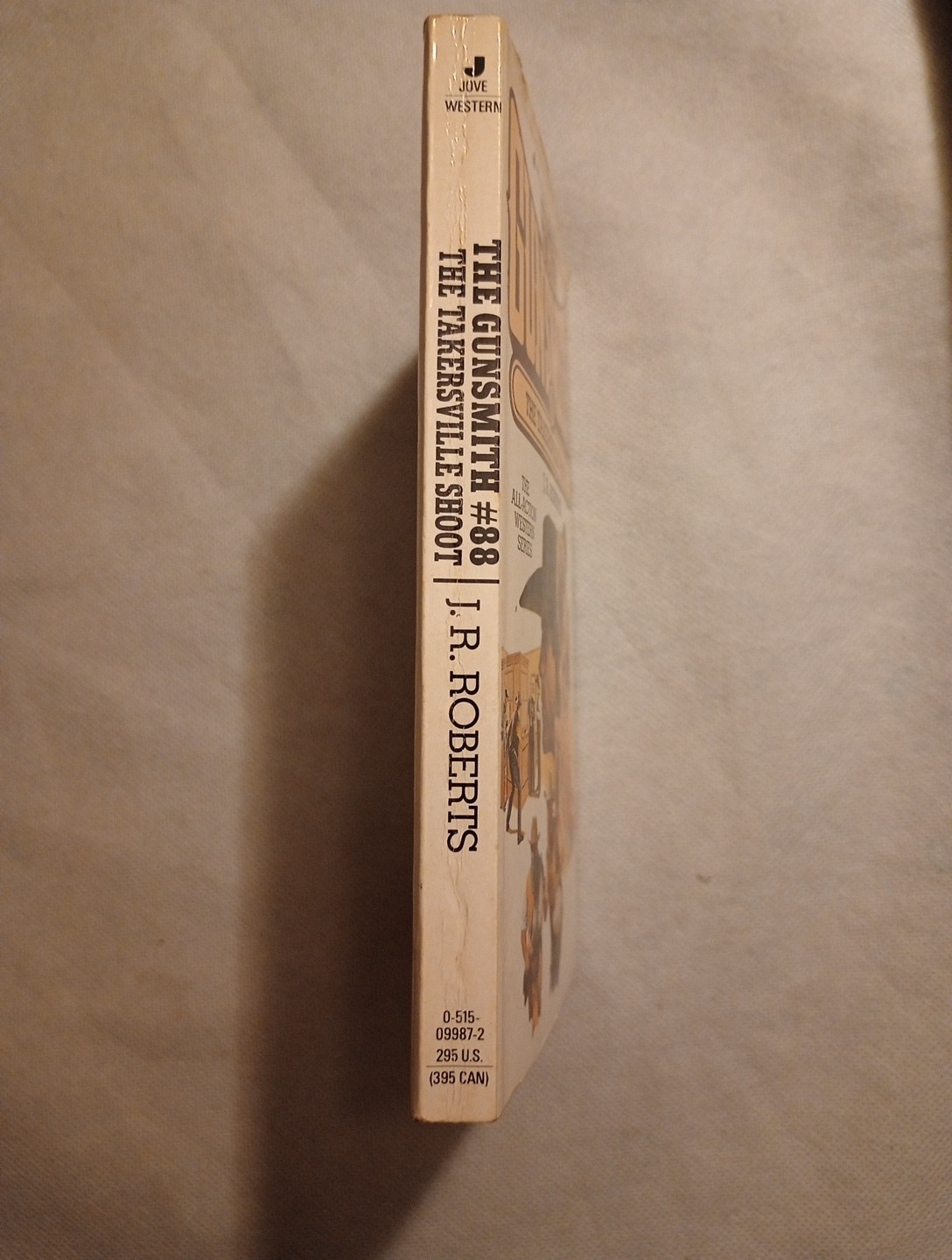 THE GUNSMITH #88 The TAKERSVILLE SHOOT by J. R. Roberts (1989 Paperback) Jove