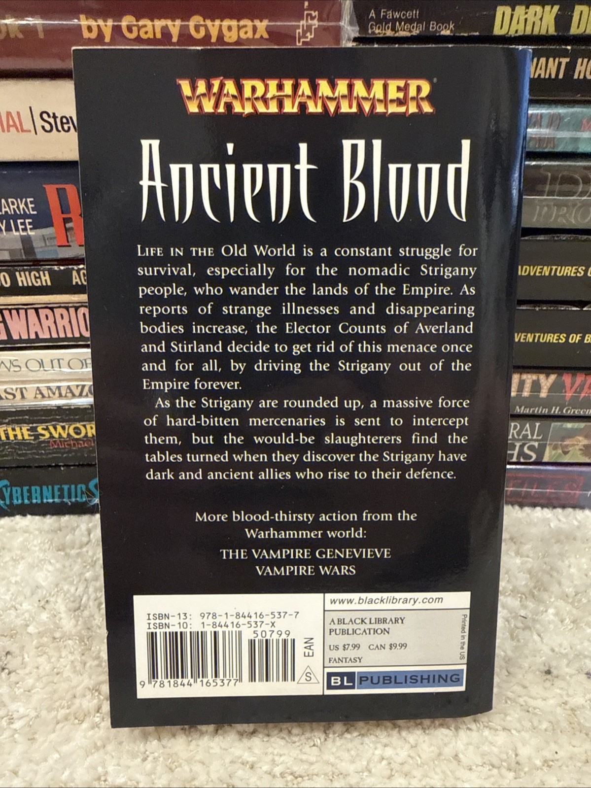 Ancient Blood by Robert Earl (2008, Paperback) Black Library WARHAMMER