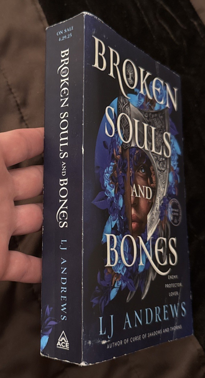 RARE SIGNED Broken Souls and Bones by LJ Andrews ARC Advance Reading Copy