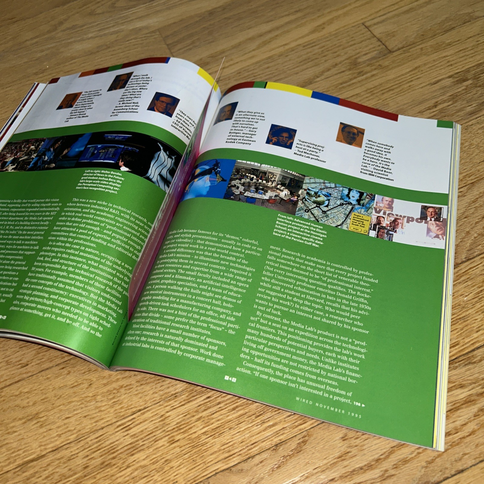 November 1995 WIRED Magazine – Nicholas Negroponte, The Media Lab at 10
