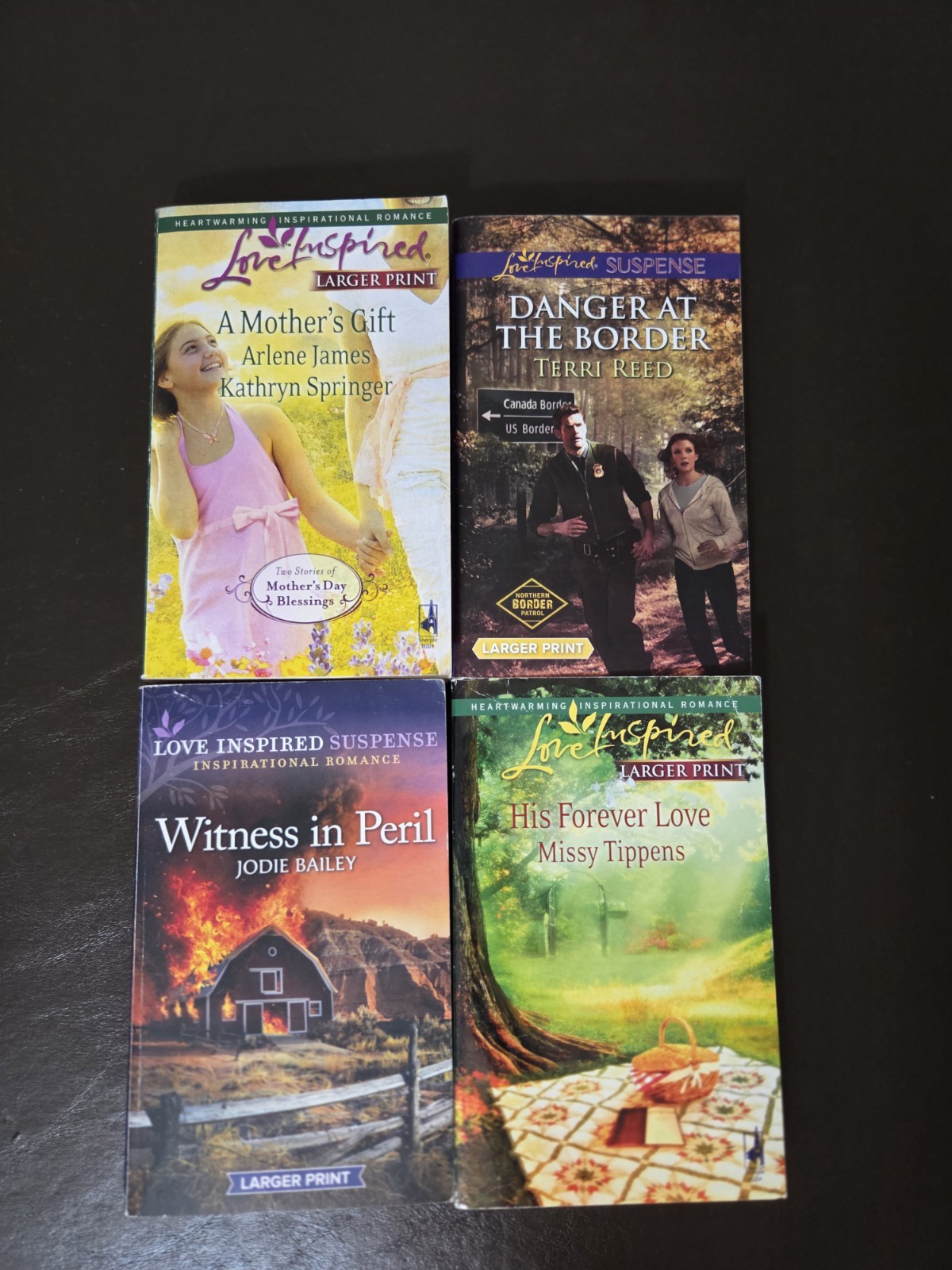 Love Inspired books larger print LOT OF 12 Paperbacks christian romance