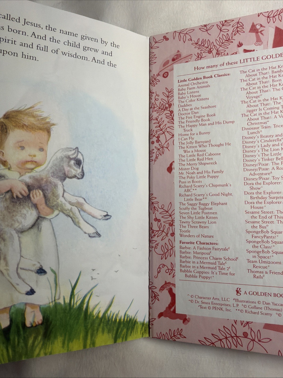 Vintage A Little Golden Classic Book The Christmas Story 2000 #465