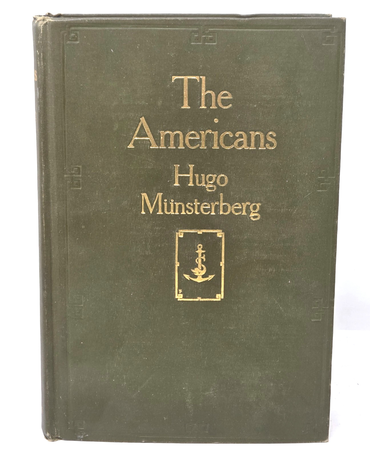 1904 The Americans Hugo Münsterberg Antique VINTAGE Book American Society