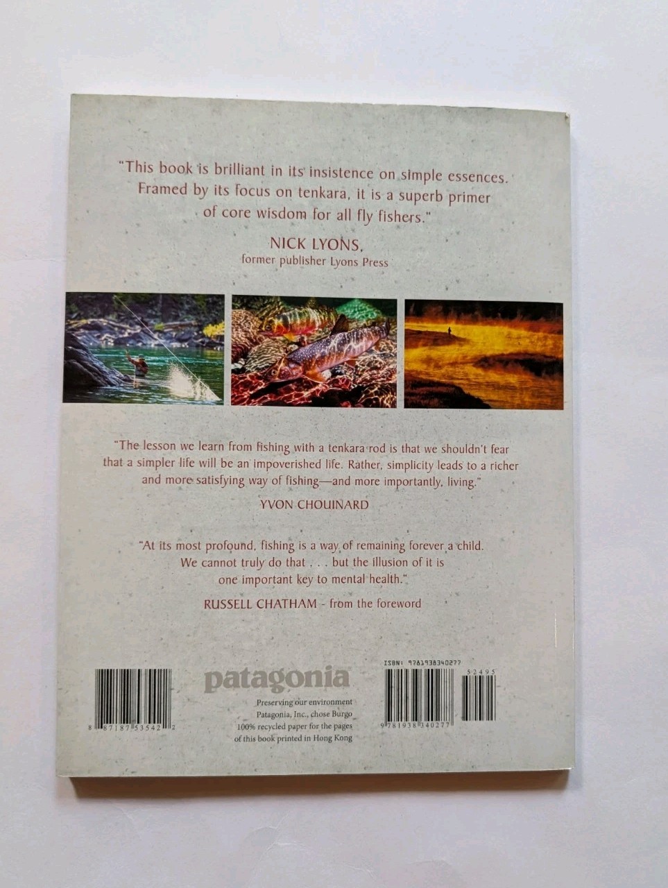 Simple Fly Fishing Tenkara Rod Reel Yvon Chouinard Patagonia Book Very Good VG