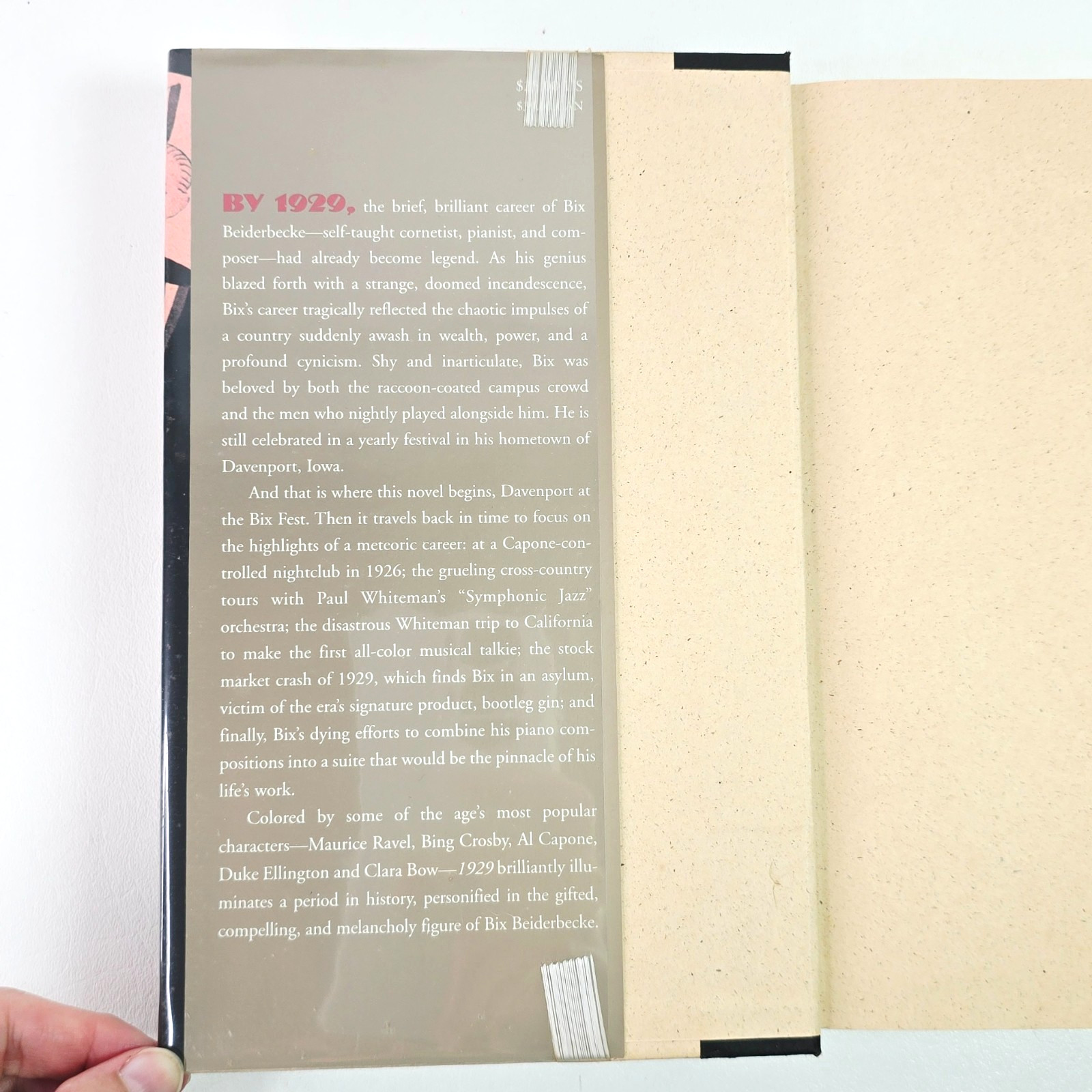 2003 1929 A Novel of The Jazz Age By Frederick Turner Hardback Book