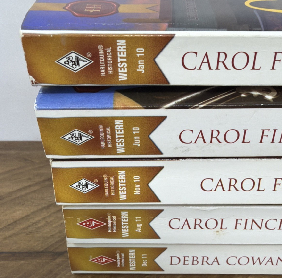 Harlequin Historical Western Romance Lot 5 Paperback Cowboy 2010-11