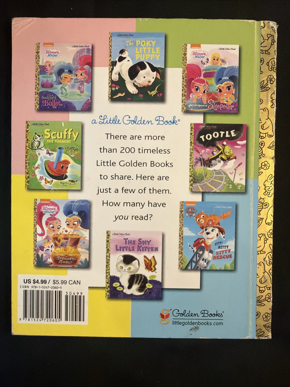 Vintage A Little Golden Book Shimmer And Shine Pet Talent Show! 2017 #6181
