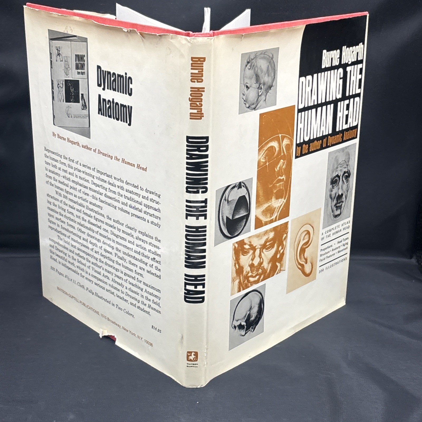 Drawing the Human Head Burne Hogarth 300 Illustration Hardcover Book