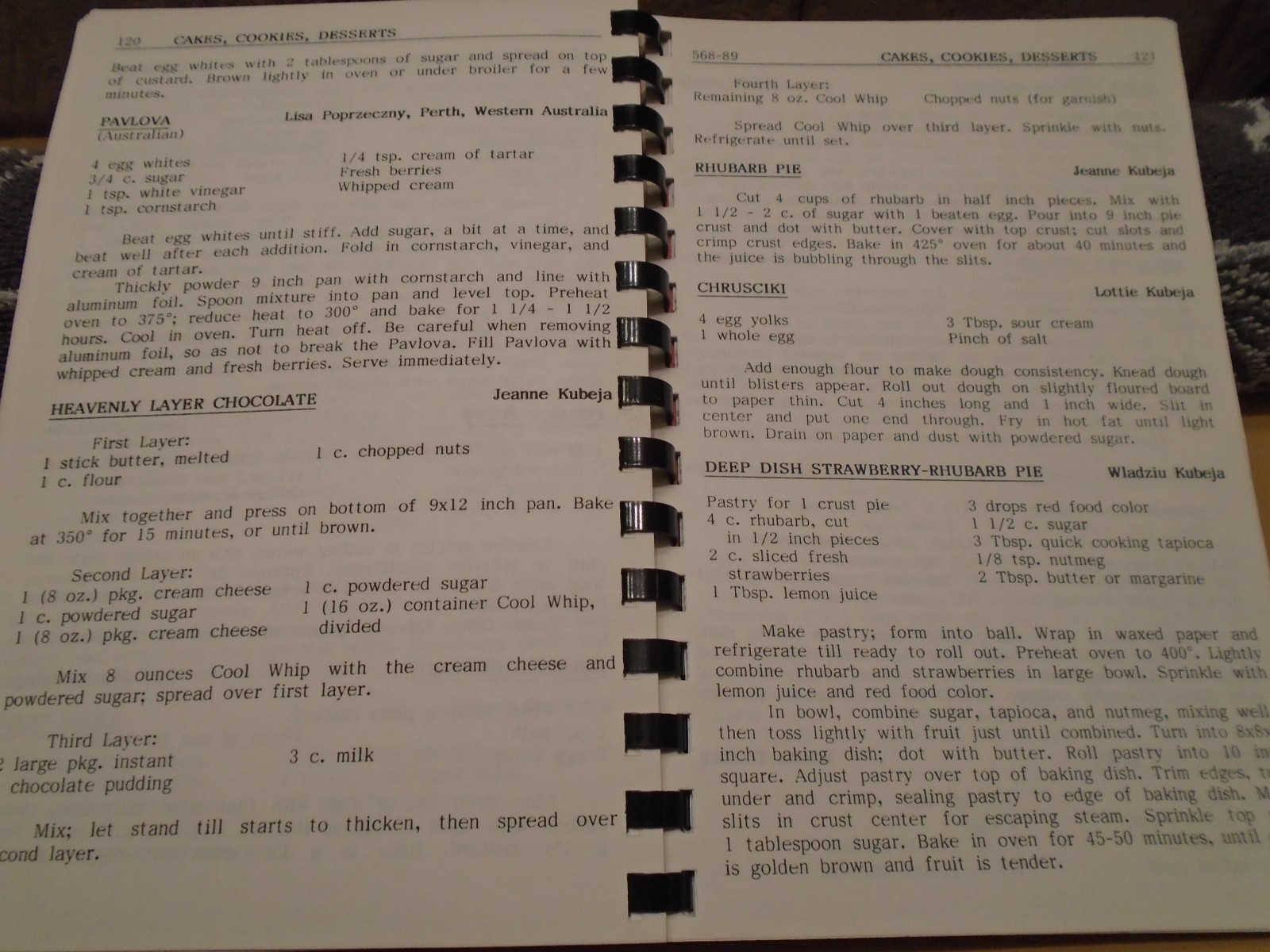 Vtg Polish American Club COOKBOOK 1989 Albuquerque, New Mexico ETHNIC Heritage