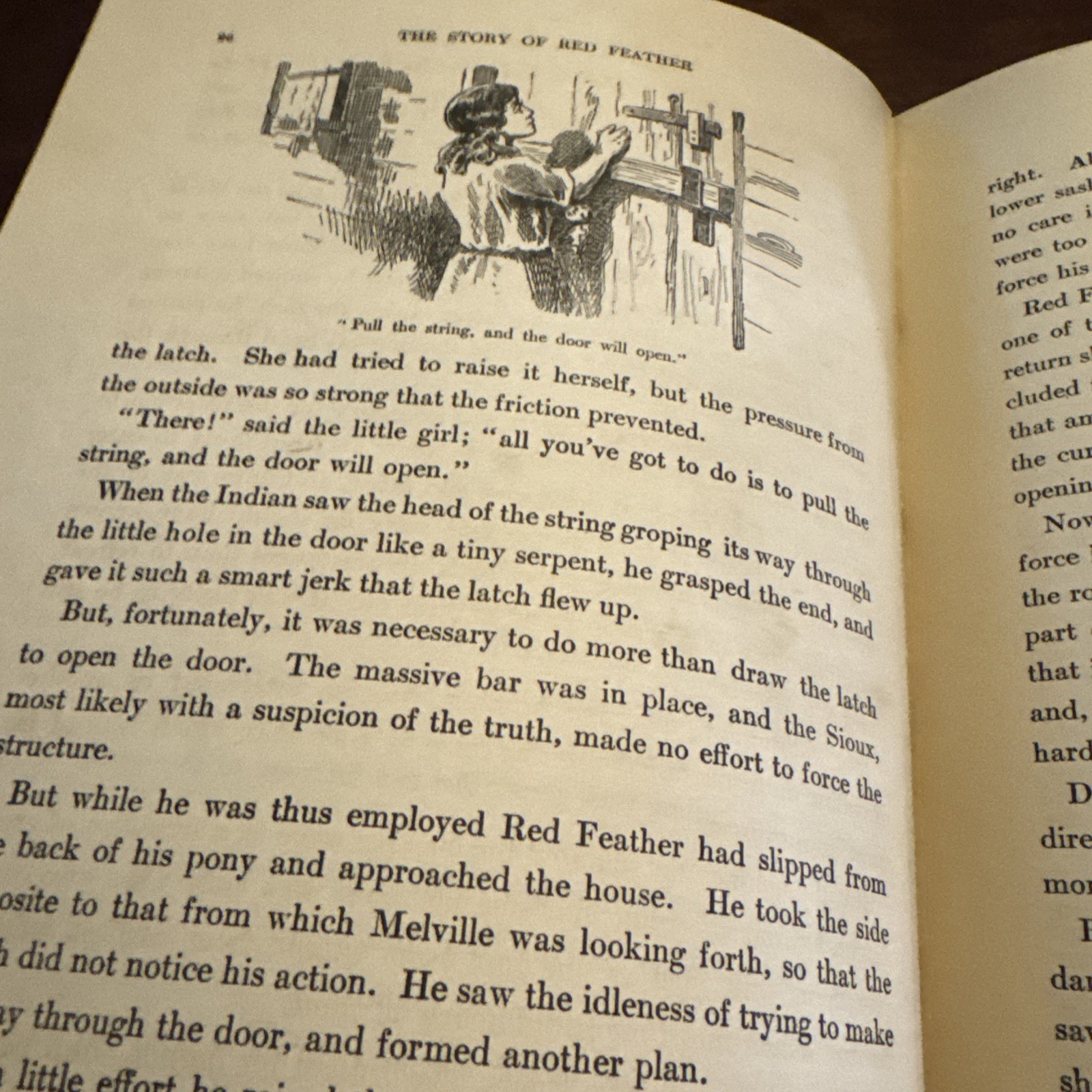 Antique 1908 The Story of Red Feather -Edward Ellis – First Edition Illustrated