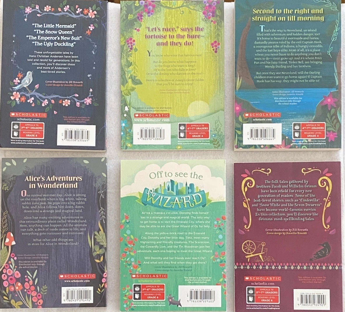 Best Loved Children’s Classics Collection 6 Scholastic Books in Case (see below)
