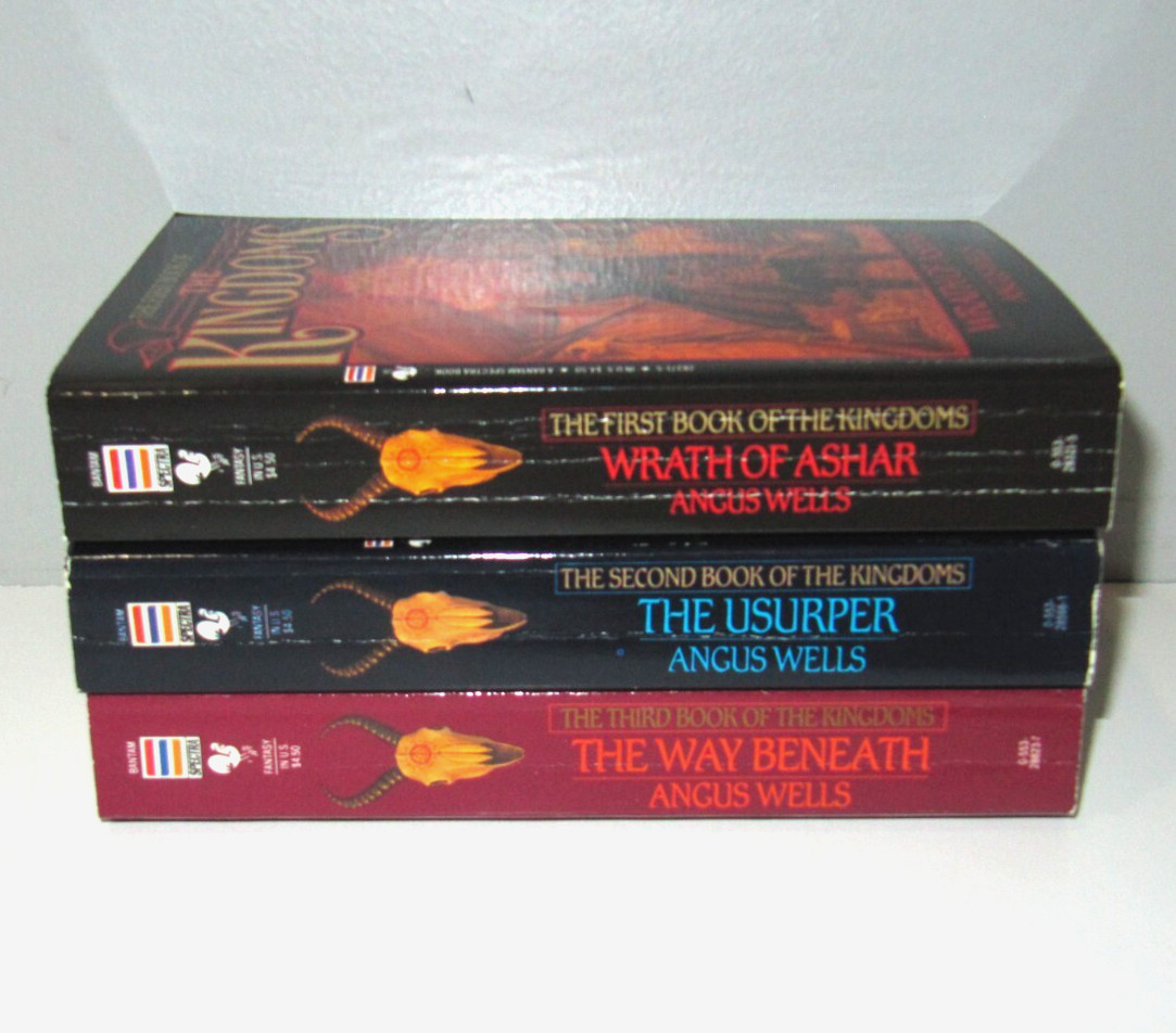 Complete Book of the Kingdoms series by Angus Wells PB #1-3 lot of 3 books