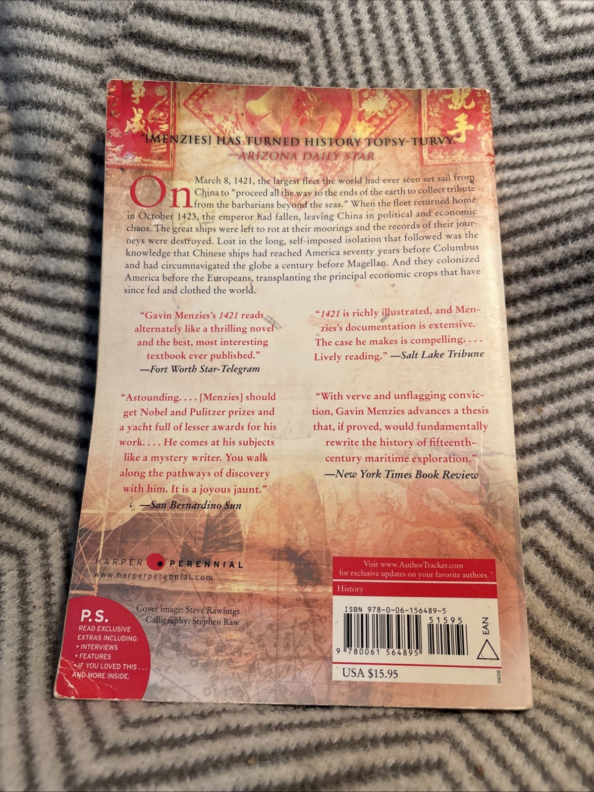 1421: The Year China Discovered America by Gavin Menzies (2002, Paperback)