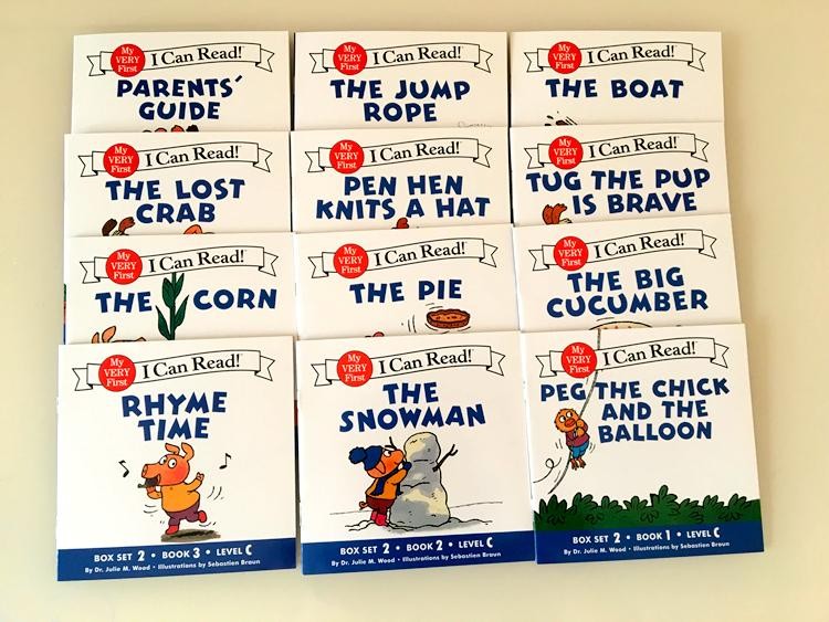 I Can Read Phonics 12-Book Set My First English Story Picture Books Montessori K