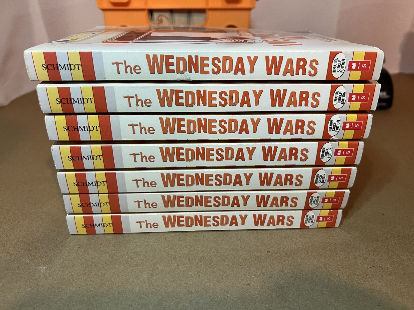 Lot Of 7 The Wednesday Wars: A Newbery Honor Award- paperback, Gary D Schmidt