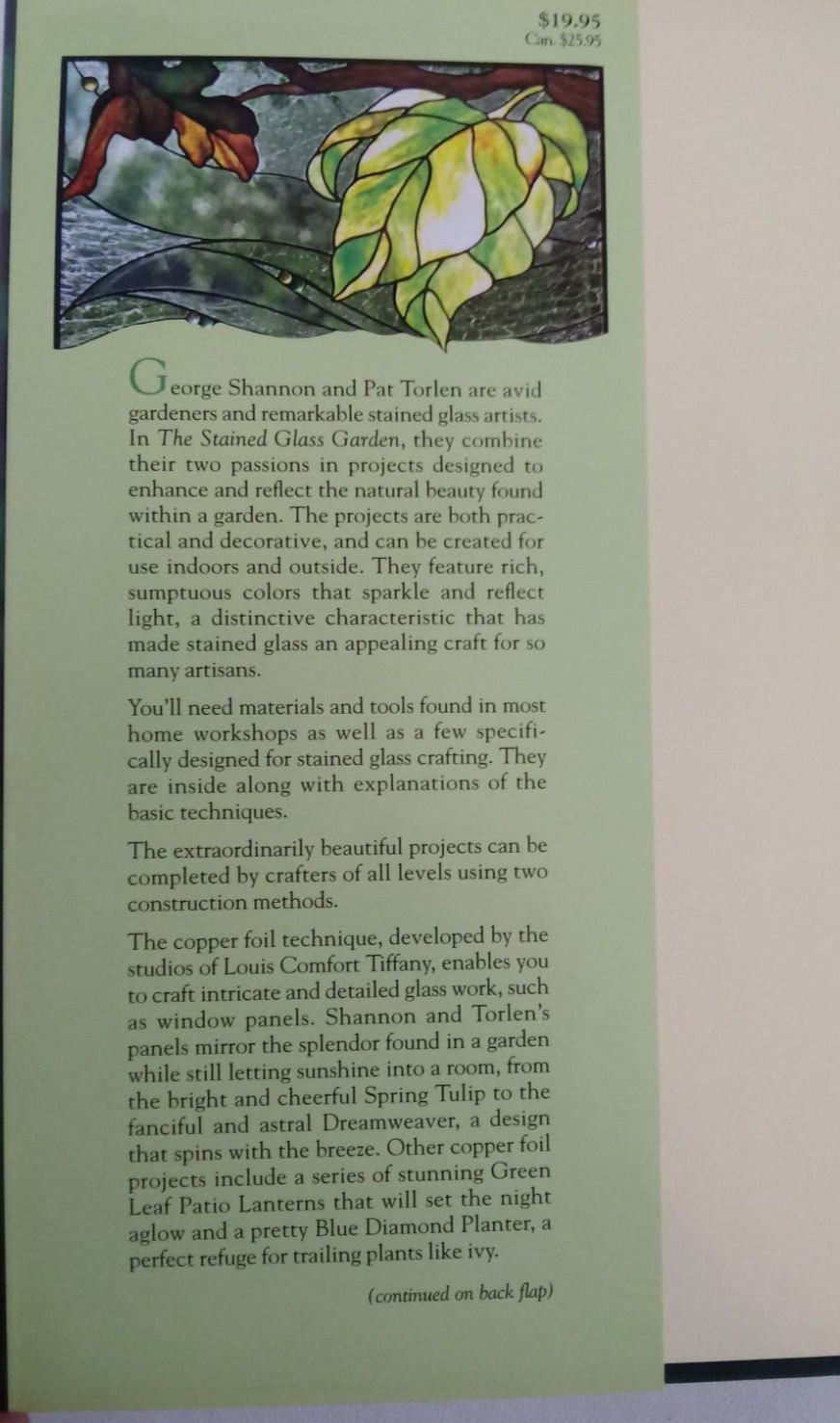 The Stained Glass Garden Projects & Patterns HC Stained Glass Window Crafts
