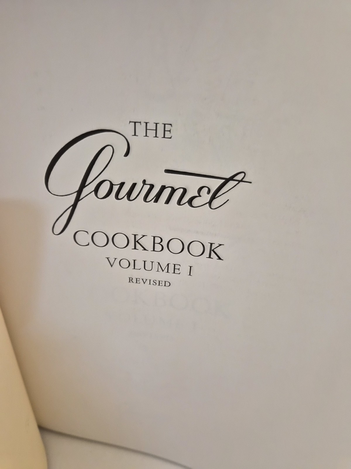 The Gourmet Cookbook Volume 1 & 2 Hardcover Vintage Set Revised Clean