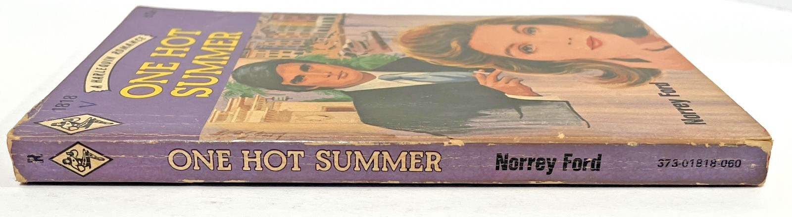 Vintage Harlequin Romance #1818, One Hot Summer by Norrey Ford, A487