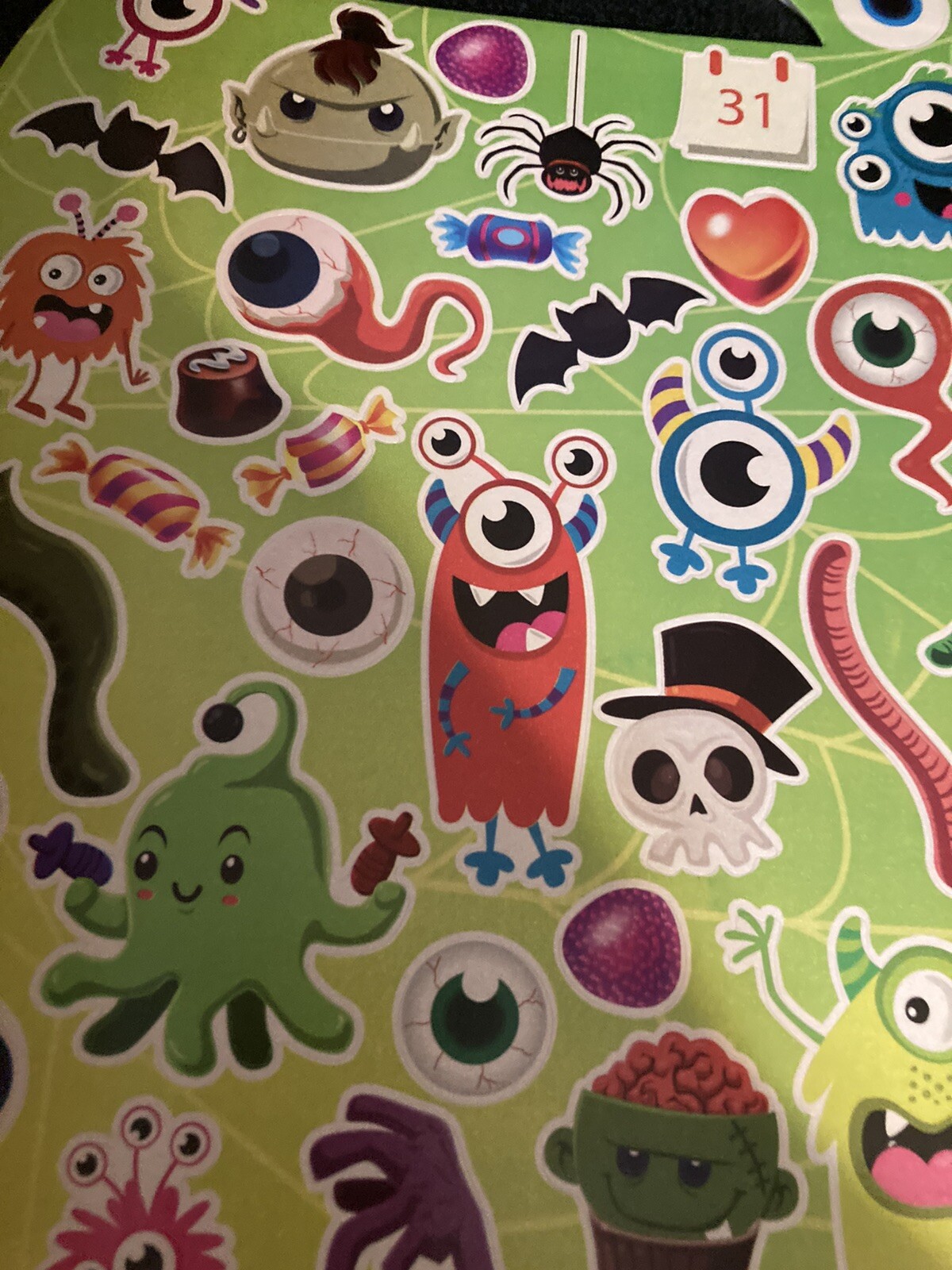‘Monsters!’ Coloring and Sticker Activity Book – Includes Stickers