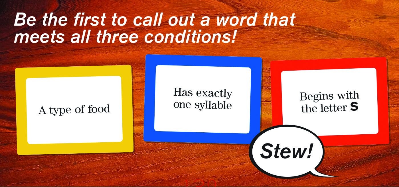 Quicktionary: A Game of Lightning-fast Wordplay 2.5 x 3.5 inches, Quicktionary