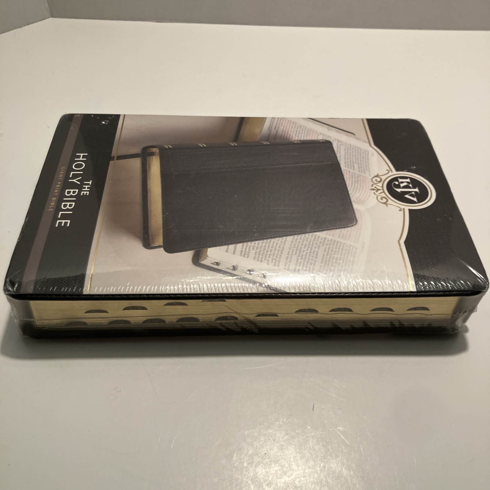 KJV HOLY BIBLE King James Version Black GIANT Print Thumb Index Edition NEW