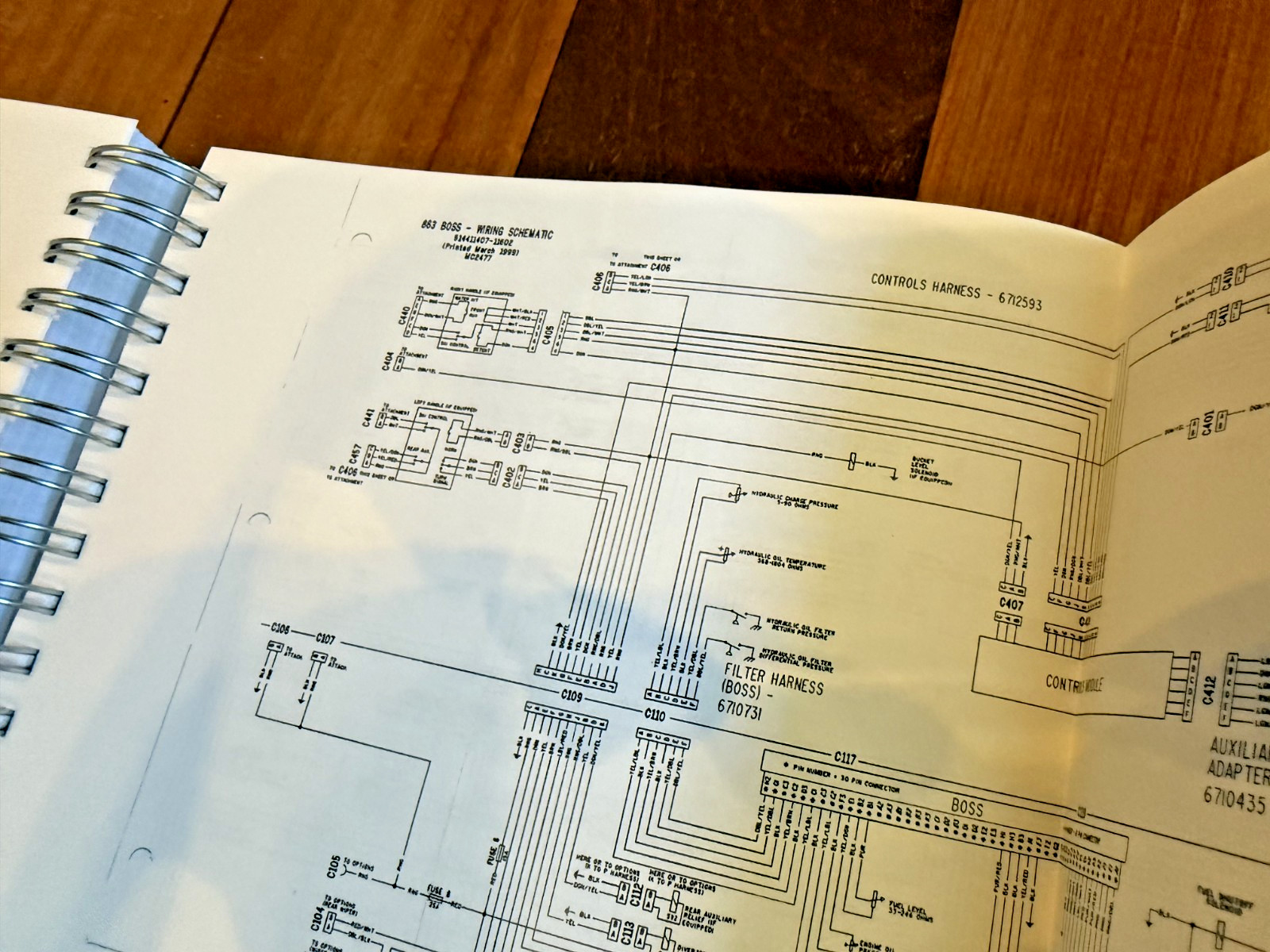 BOBCAT 863 & 863 HIGH FLOW SERVICE MANUAL CLOSURE – JACKET – HUGE FOLDOUTS!