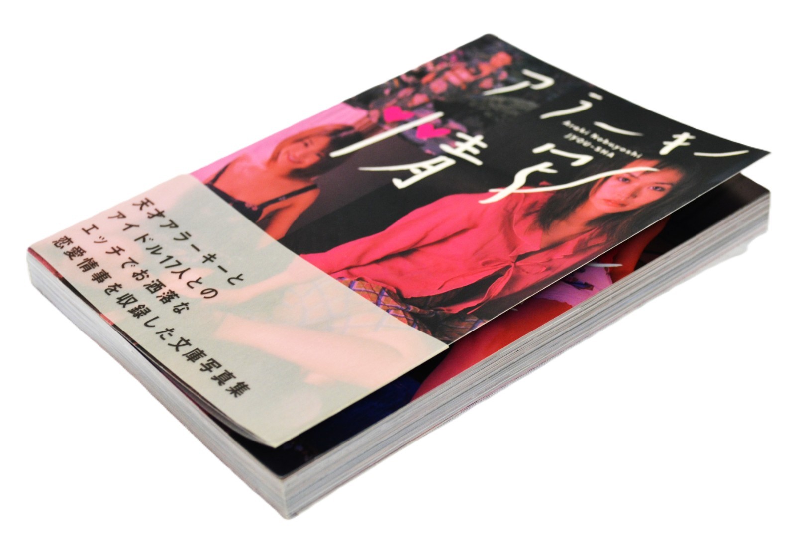 Nobuyoshi Araki photo book nude photographs 17 Idols 14.8×10.4cm 148P 1ED Obi