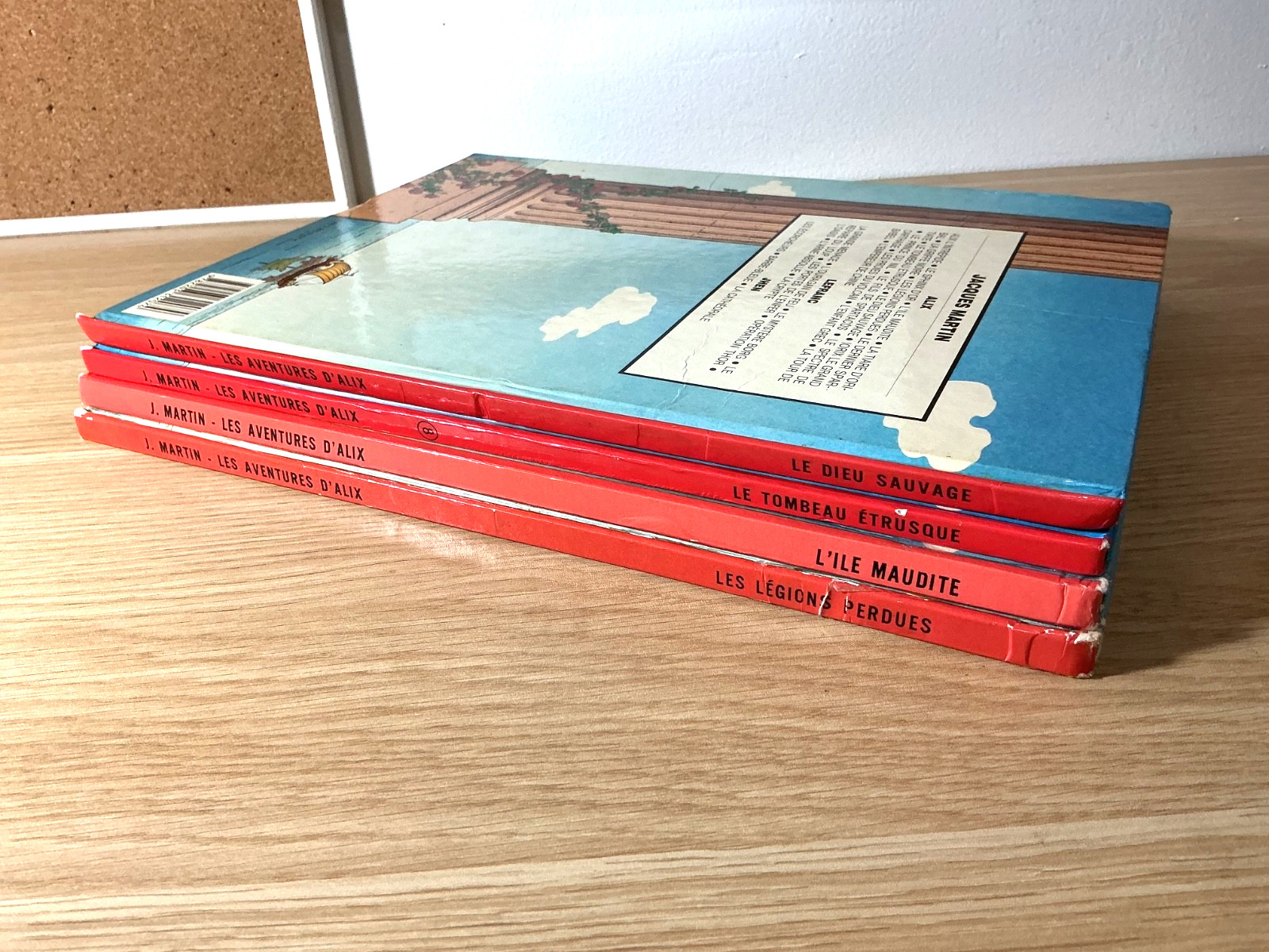 Les Aventures d’Alix, bande dessinée 4-Book French Hardcover Vintage