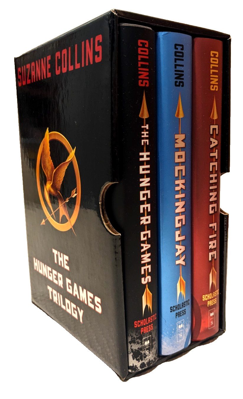 The Hunger Games Trilogy 1st Edition HC Boxed Set Suzanne Collins DJ Unread Mint