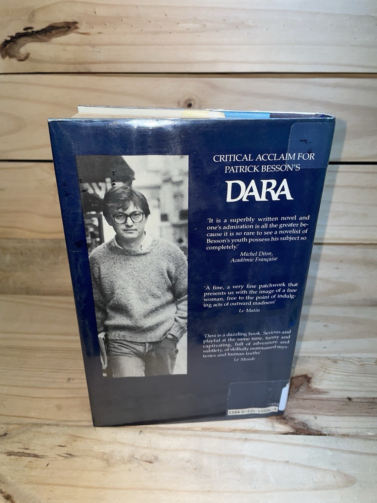 Dara by Patrick Besson-First American Edition/DJ-1987 Ex-Library