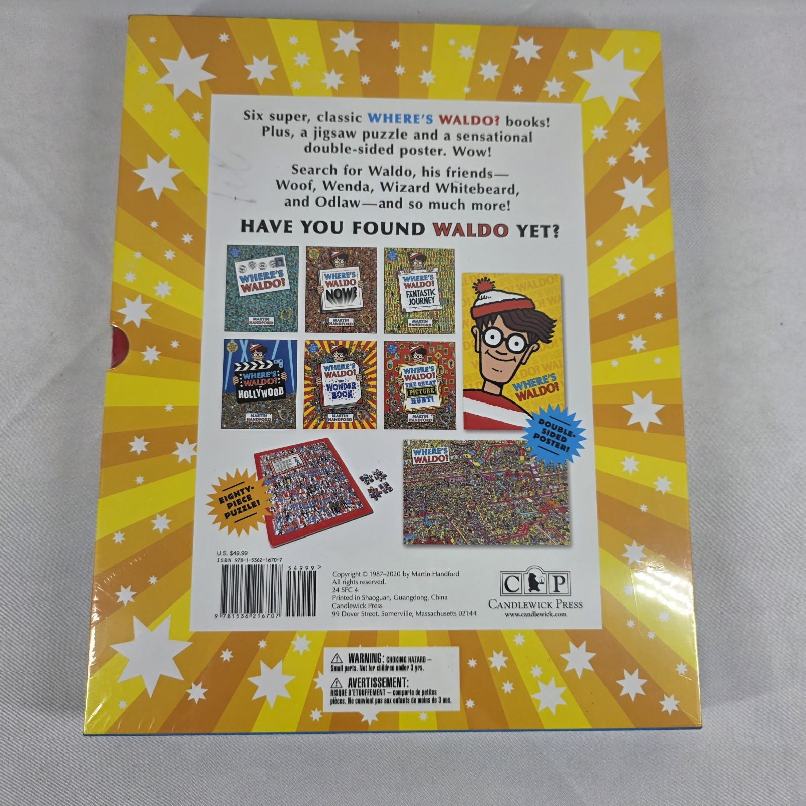 WHERE’S WALDO? THE SUPER SIX! Martin Handford Six Books Poster And Puzzle New