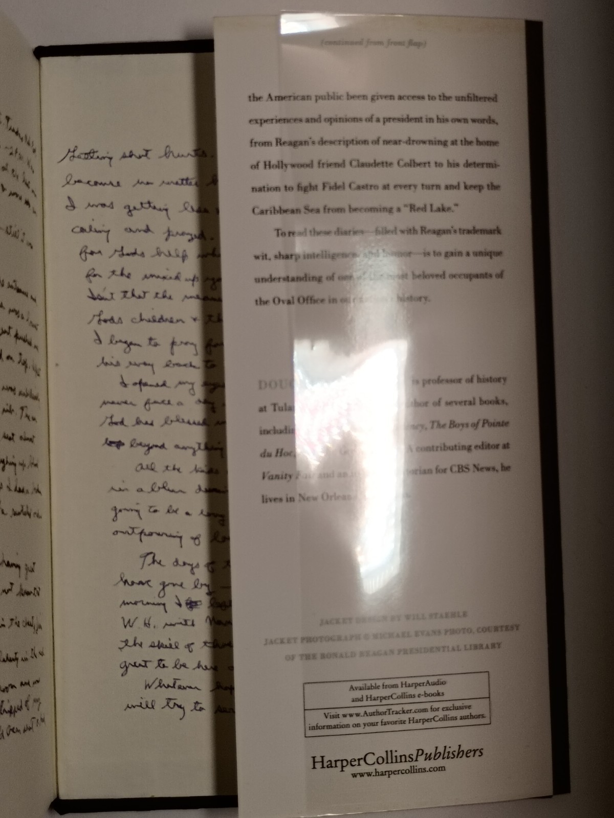 The Reagan Diaries by Douglas Brinkley – SIGNED copy Harper Collins HC