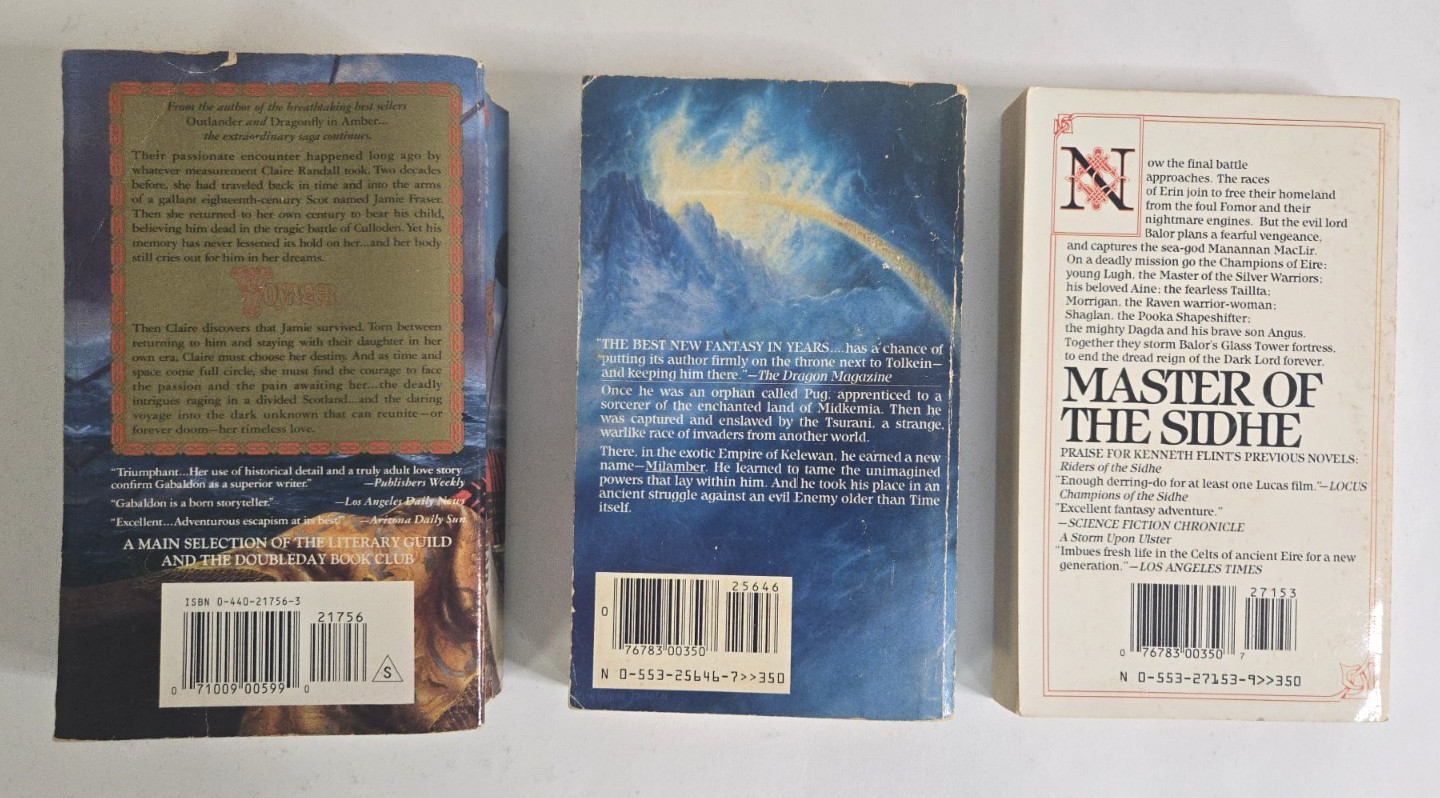 Lot of 29 Sci-Fi / Fantasy Mass Market Paperback Books