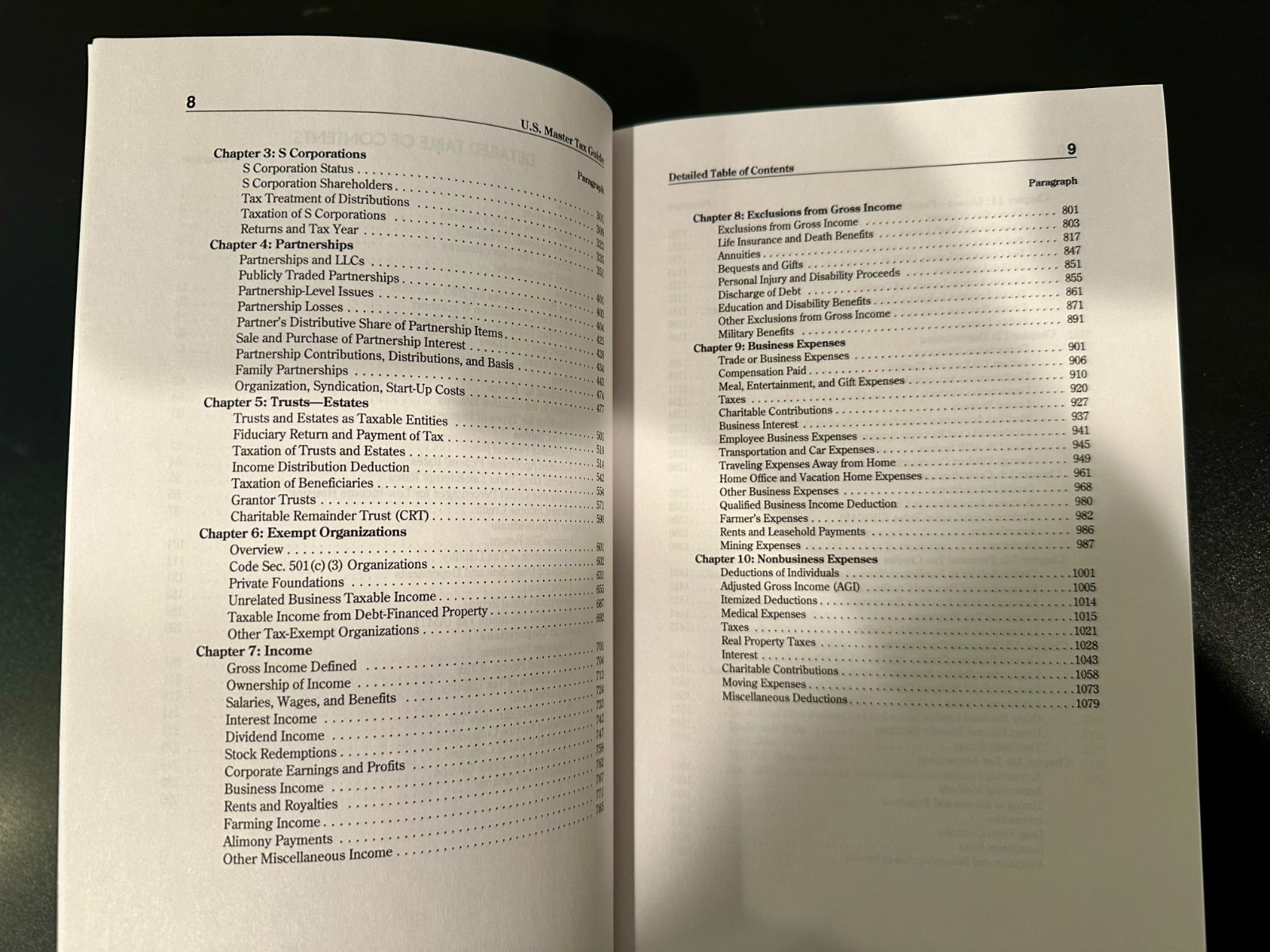 2026 U.S. MASTER TAX GUIDE 19th Edition (Wolters Kluwer, Paperback)