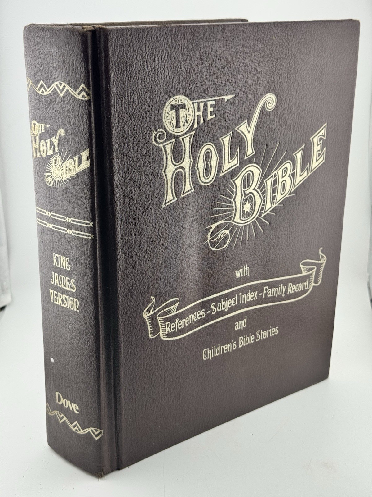 The Holy Bible With References Family Record And Children Bible Stories 1973
